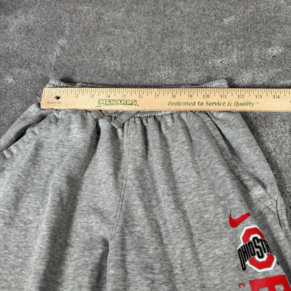 Nike Ohio State Buckeyes Sweatpants‎ Youth Boys XL Gray Club Fleece Jogger Logo